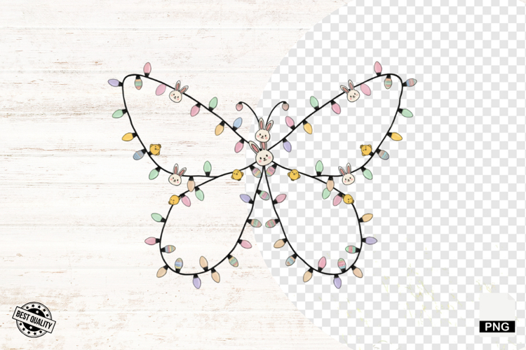Easter Day Doodle Lights PNG - Easter Clipart
