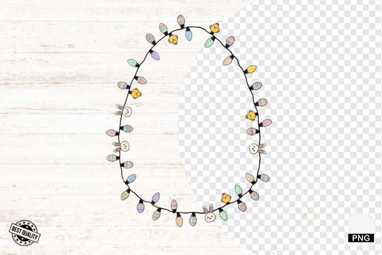 Easter Day Doodle Lights PNG - Easter Clipart