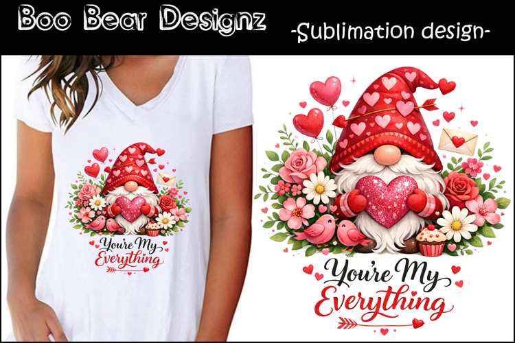Valentine Gnome Clipart Image 7