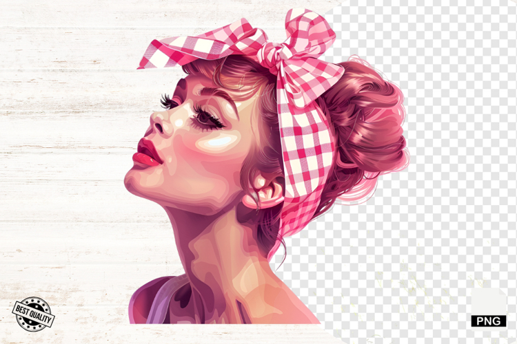 Messy Bun Clipart Image 24