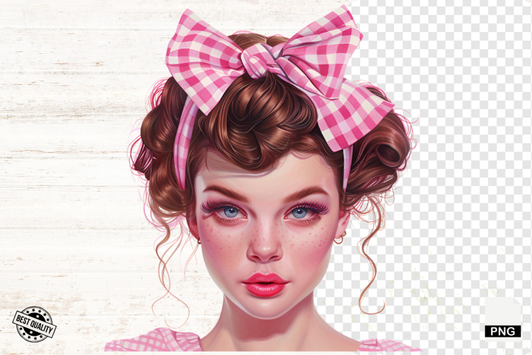 Messy Bun Clipart Image 10