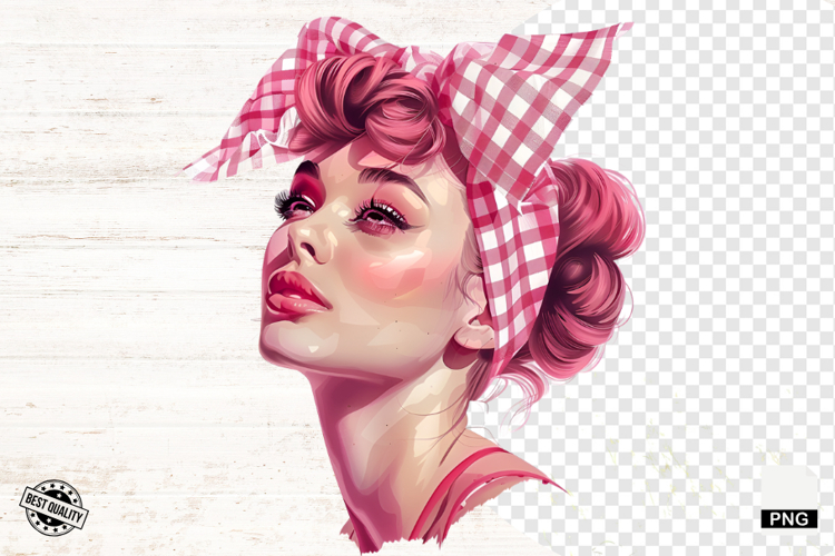 Messy Bun Clipart Image 19