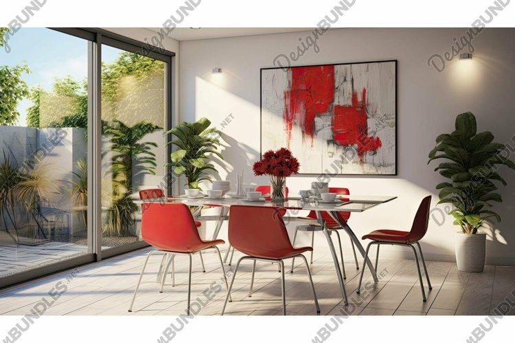 vibrant bright interior