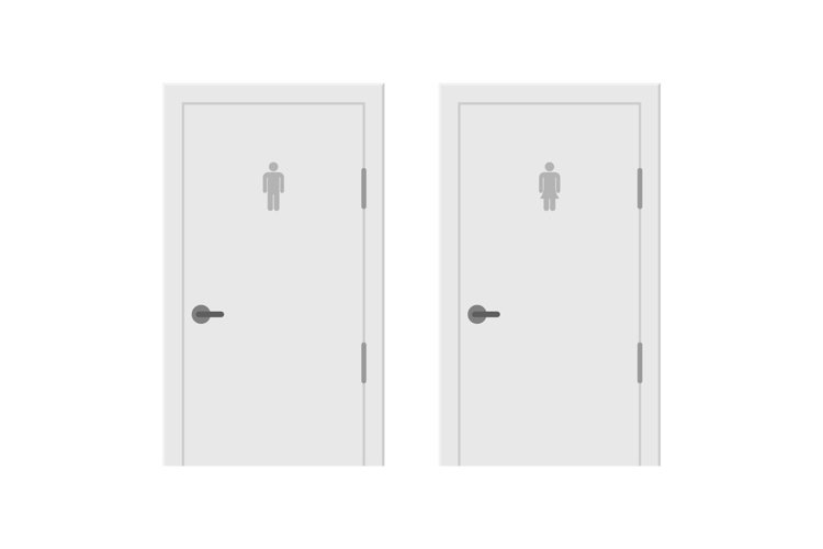 Toilet icon sign vector illustration. example image 1