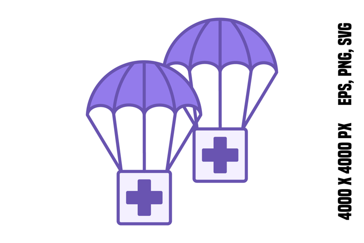 Colored Humanitarian Aid Icon