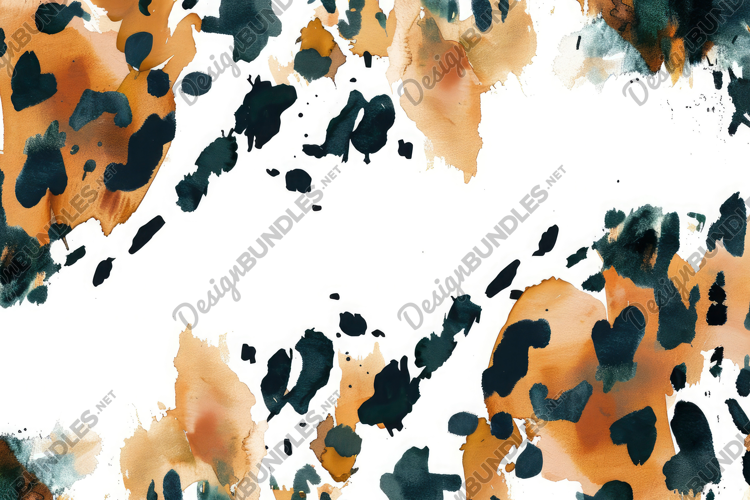 Watercolor Abstract Print Background Wallpaper