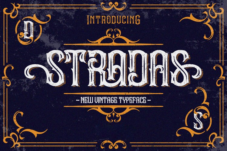Stradas Display Font example image 1