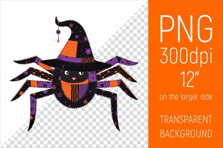 Halloween Spider Clipart | Halloween Party Design example image 1