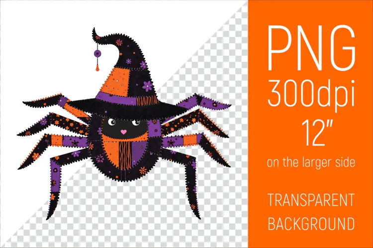 Halloween Spider Clipart | Halloween Party Design