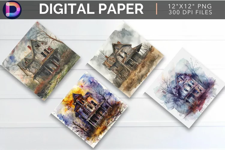 Abandoned House Digital Paper