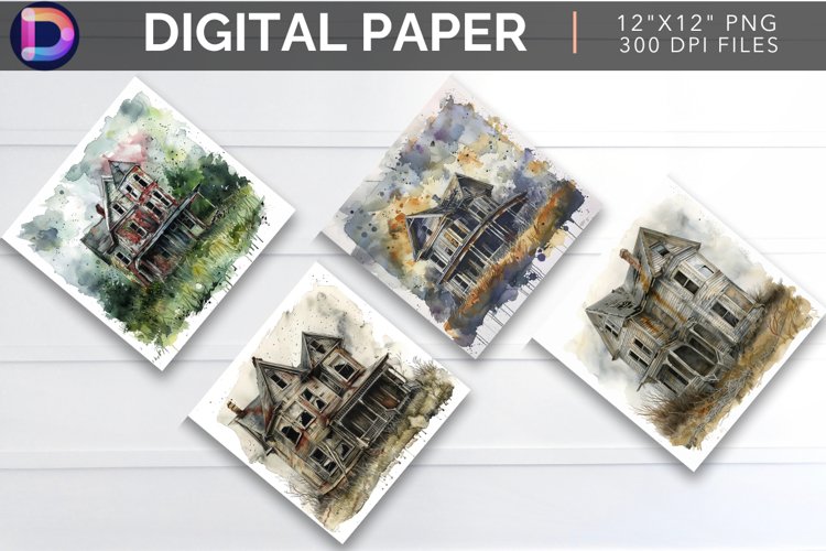 Abandoned House Digital Paper