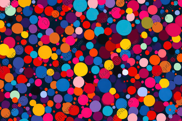 Colorful Circles Background Wallpaper example image 1
