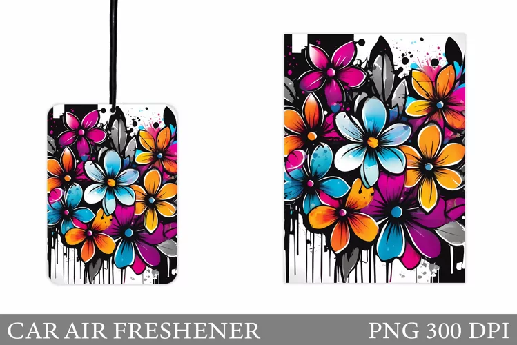 Flowers Flowers Car Air Freshener. Summer Car Air Freshener