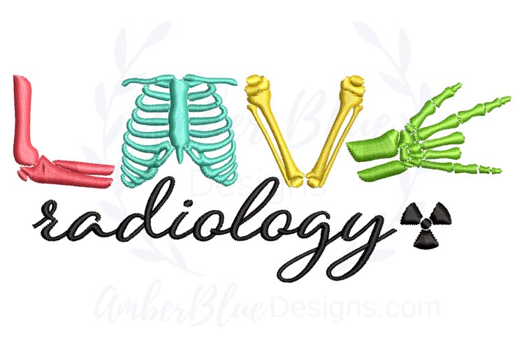 Love Bones Radiology Embroidery File (1860370) | Embroidery Designs