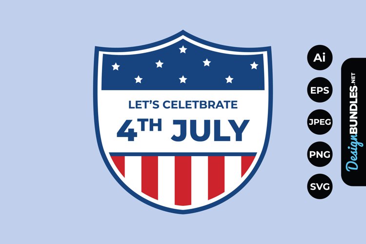 4th of July Badges