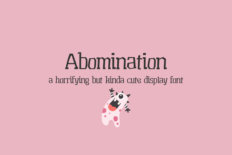Abomination Display Font