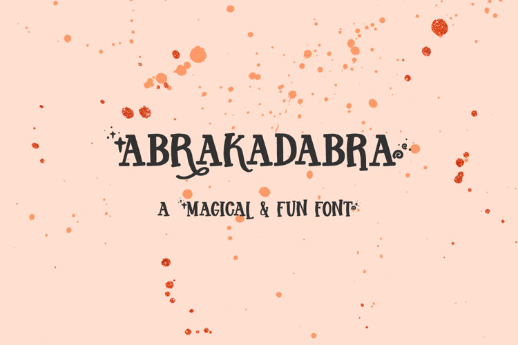 Abrakadabra Serif Font example image 1