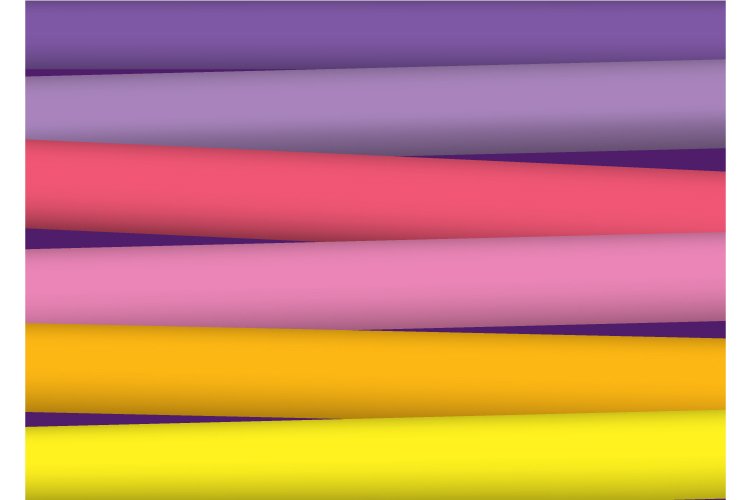 Abstract colorful strip line paper cut background example image 1