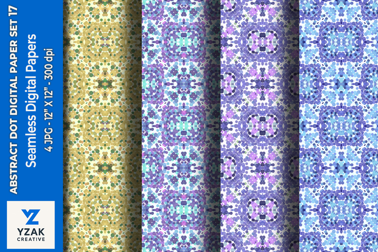 Abstract Dot Digital Paper Set 17