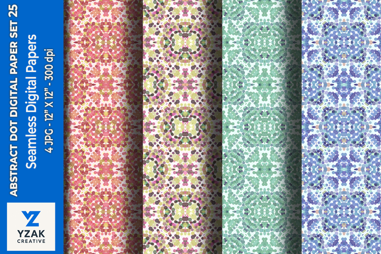 Abstract Dot Digital Paper Set 25