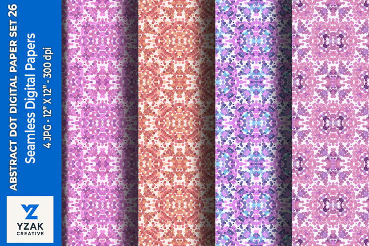 Abstract Dot Digital Paper Set 26
