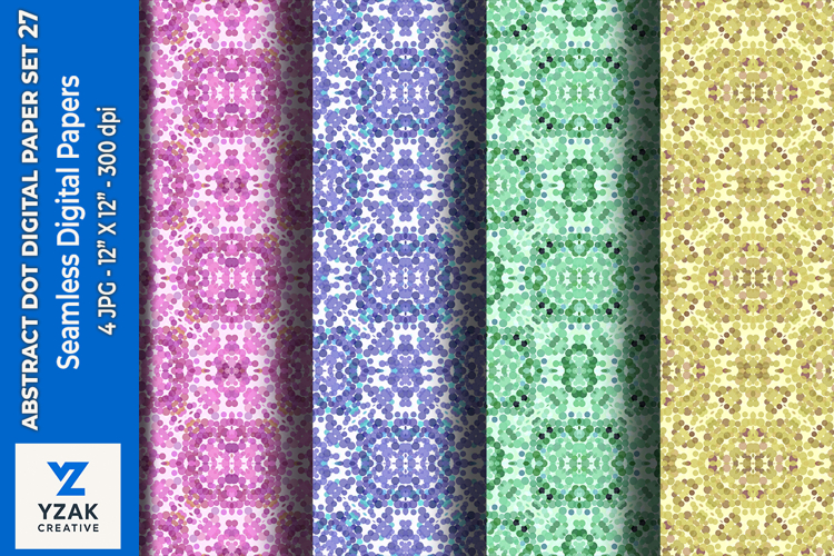 Abstract Dot Digital Paper Set 27