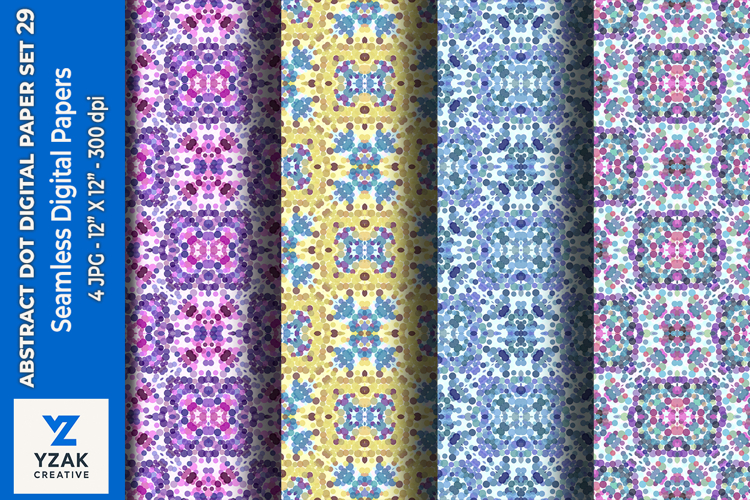 Abstract Dot Digital Paper Set 29