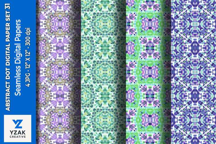 Abstract Dot Digital Paper Set 31