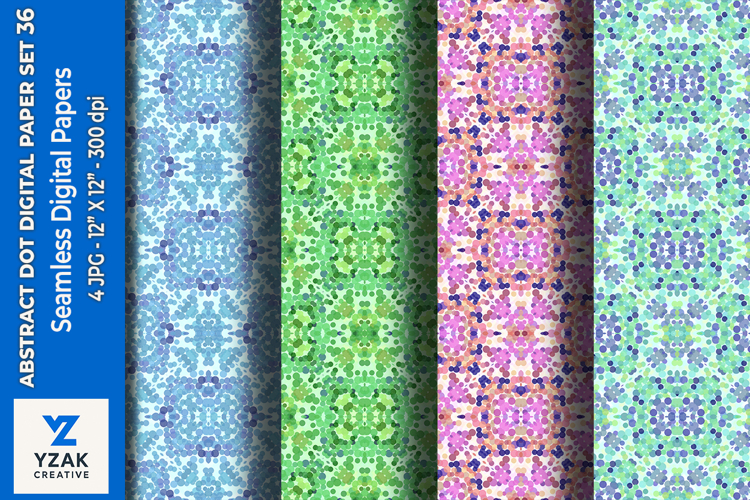 Abstract Dot Digital Paper Set 36