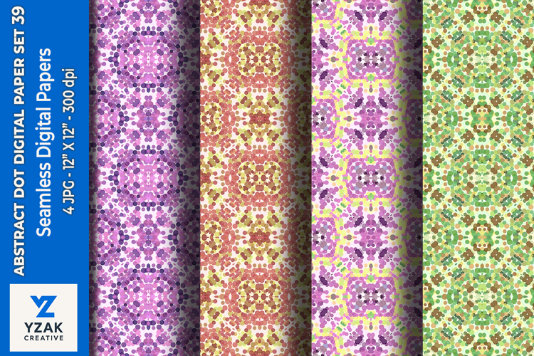 Abstract Dot Digital Paper Set 39
