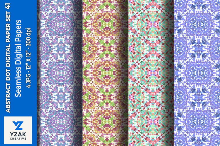 Abstract Dot Digital Paper Set 41