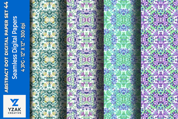 Abstract Dot Digital Paper Set 44