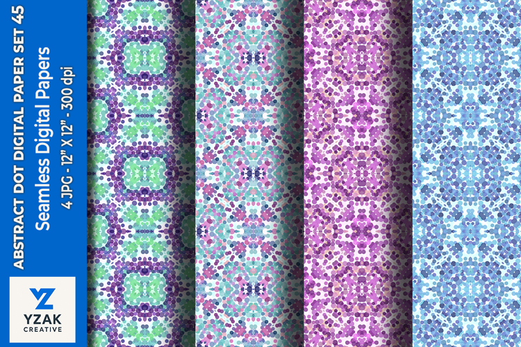 Abstract Dot Digital Paper Set 45