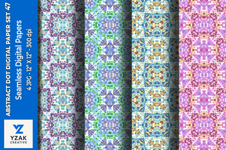 Abstract Dot Digital Paper Set 47