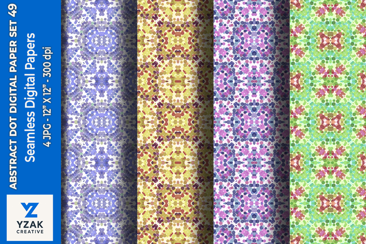 Abstract Dot Digital Paper Set 49