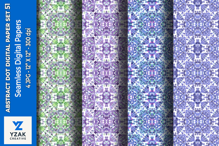 Abstract Dot Digital Paper Set 51