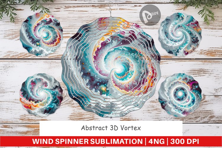 Wind Spinner Abstract Vortex