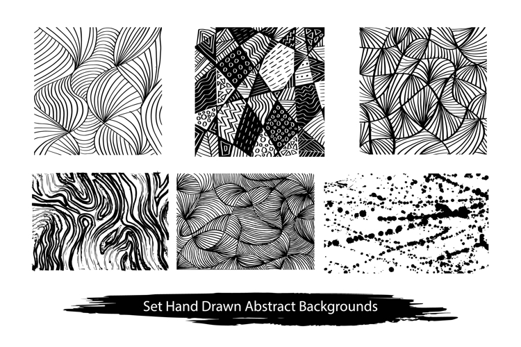Abstract backgrounds black and white