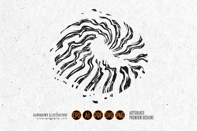 Abstract backgrounds with fluid motion ornament illustration