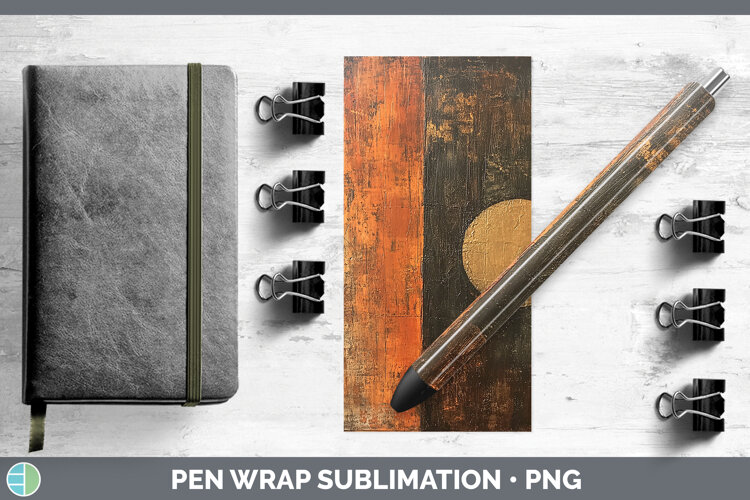 GorgeousAbstract Pen Wrap design.