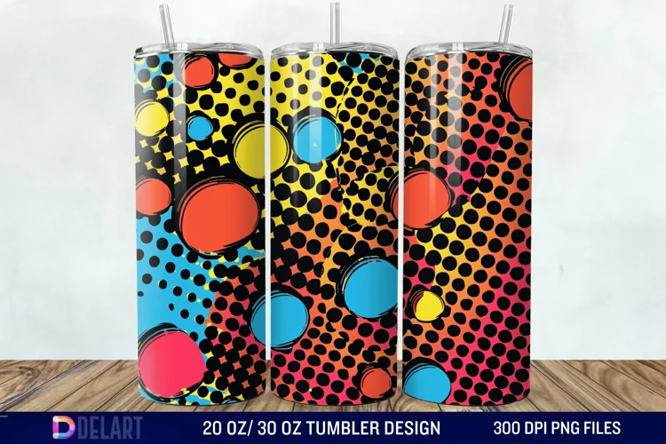 Abstract comic pop Tumbler Wrap