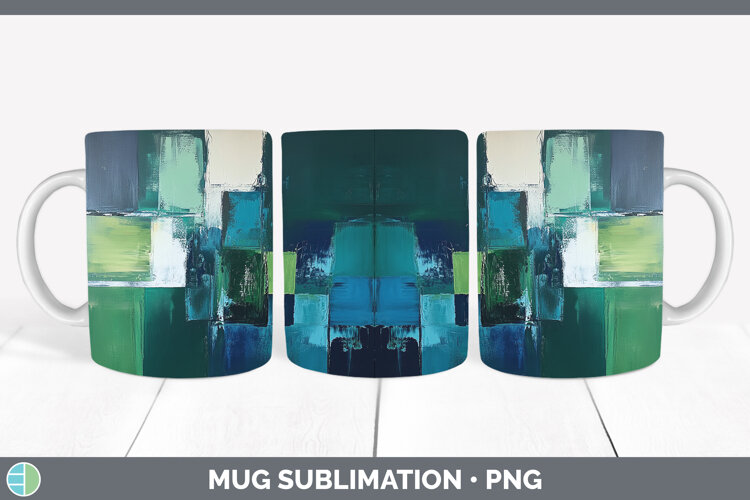 GorgeousAbstract Mug Wrap design.