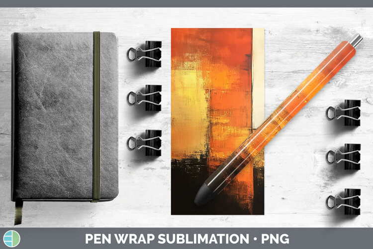 GorgeousAbstract Pen Wrap design.