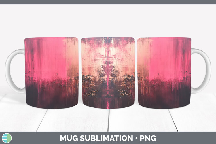 GorgeousAbstract Mug Wrap design.