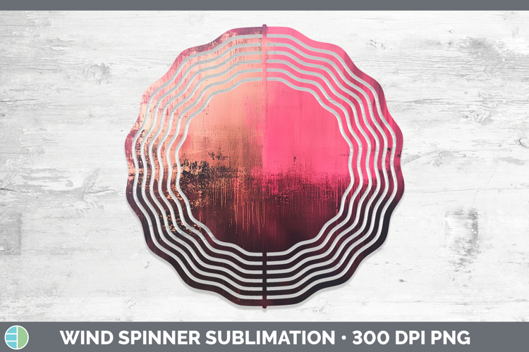 Abstract Dark Pink Wind Spinner Sublimation Spinner Designs