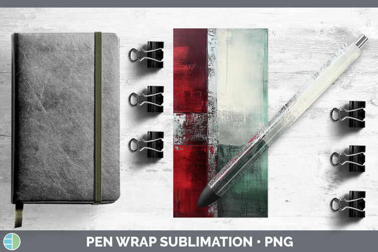 GorgeousAbstract Pen Wrap design.