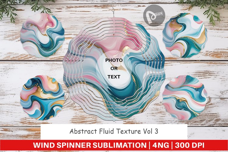 Wind Spinner Abstract Fluid example image 1