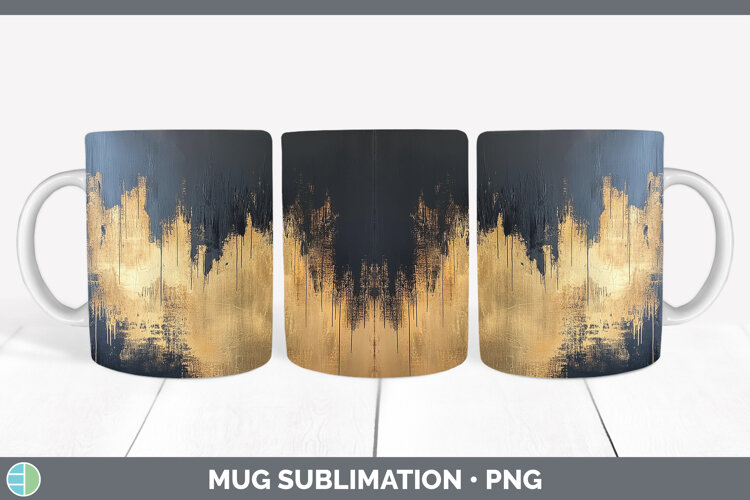 GorgeousAbstract Mug Wrap design.