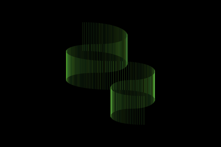 Abstract gradient line dynamic element background