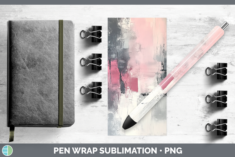 Abstract Gray Pen Wrap Sublimation Pen Designs